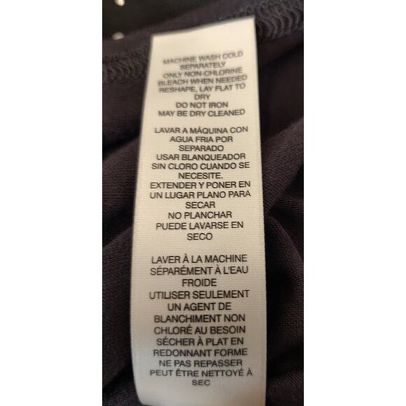 Easywear Chicos Embellished Top Sz 3-14 /16 Assymetrical Gray Bling Batwing NWT - Picture 12 of 16